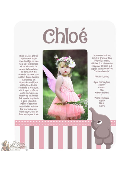 Photo frame first name meaning - customizable