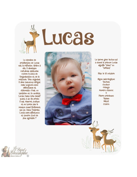 Photo frame first name meaning - customizable
