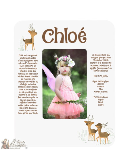Photo frame first name meaning - customizable