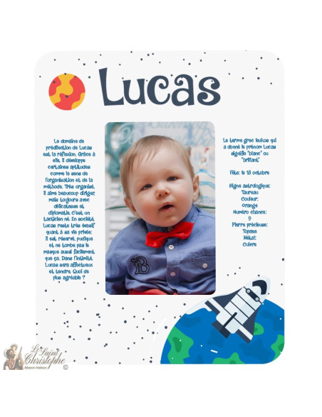 Cadre photo Signification prénom - personnalisable