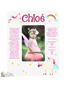 Cornice della foto con il significato del nome - personalizzabile