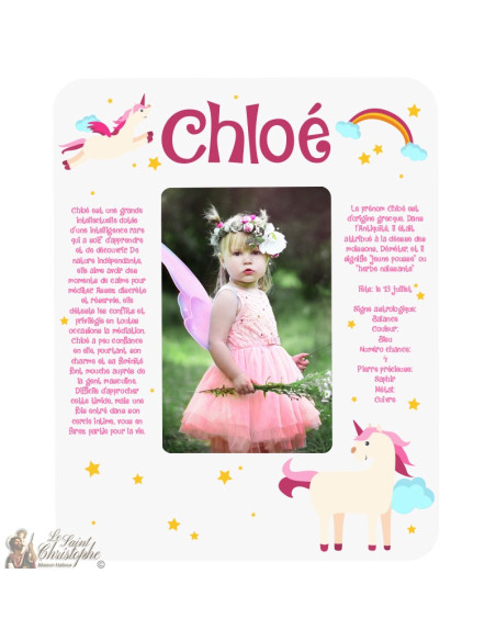 Photo frame first name meaning - customizable