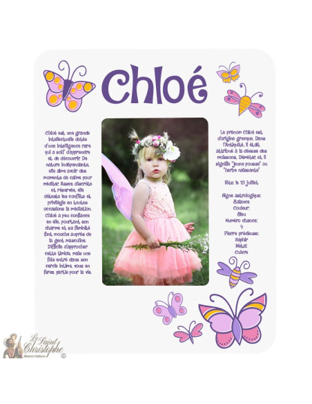 Photo frame first name meaning - customizable