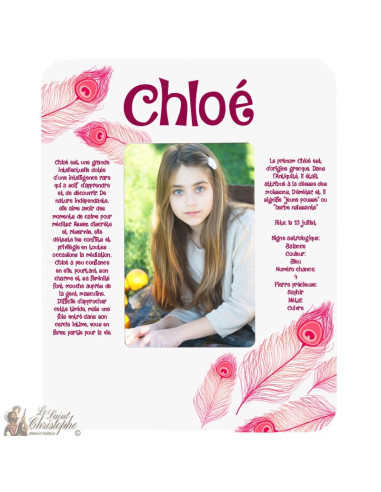 Fotorahmen Vorname Bedeutung - anpassbar