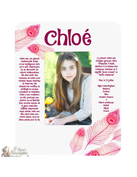 Photo frame first name meaning - customizable