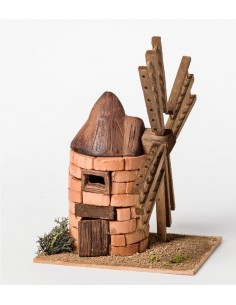 Mulino a vento - Decorazione del villaggio di Natale