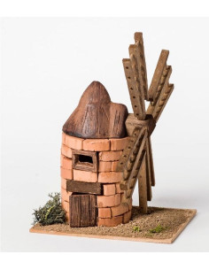 Mulino a vento - Decorazione del villaggio di Natale