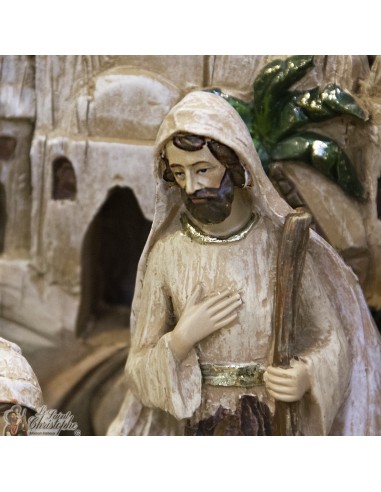 Crèche de Noël moderne -  résine