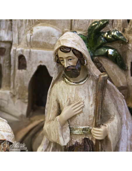 Pesebre de Navidad moderno - resina