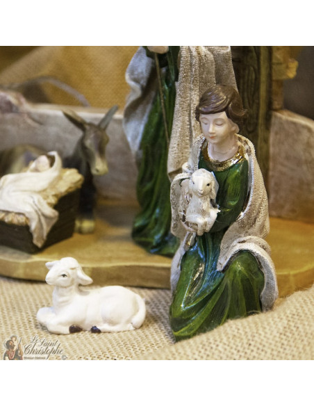Pesebre de resina - 11 piezas