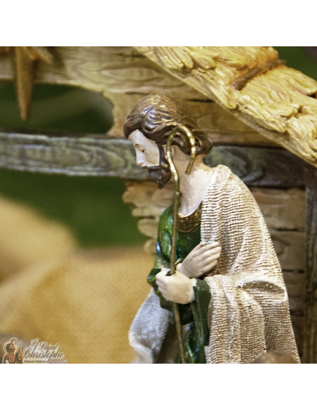 Resin Christmas crib - 11 pieces