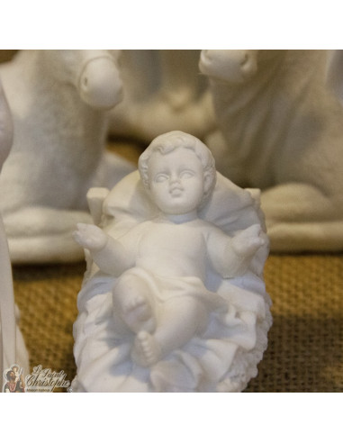 Resin Christmas crib - 11 pieces