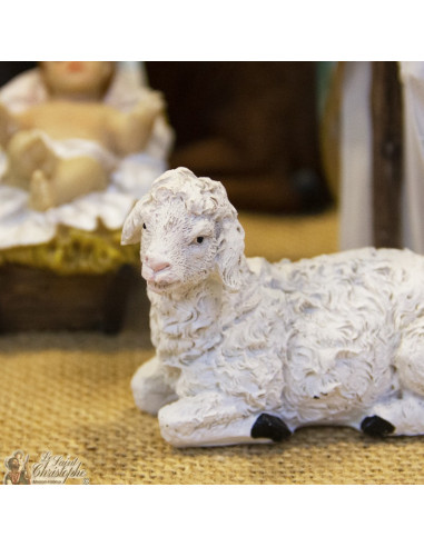 Resin Christmas crib - 11 pieces