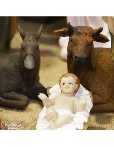 Presepio in resina - 11 pezzi