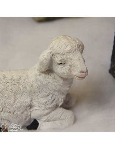 Resin Christmas crib - 11 pieces