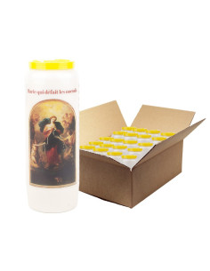 Candle of Mary Novena that undoes the Knots - 20 pieces