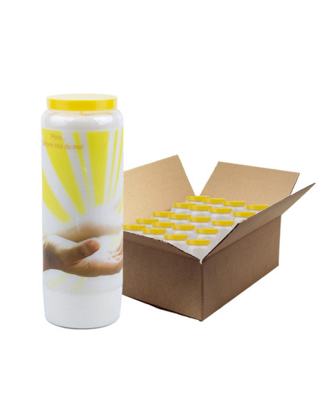 Velas de Novena del Sagrado Corazón de María - 20 piezas