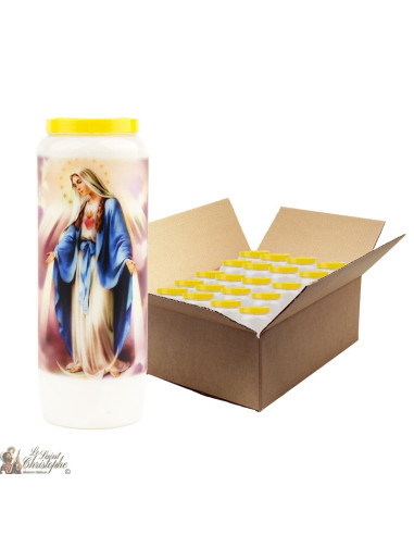 Candele Miracolose Vergine Novena - 20 pezzi
