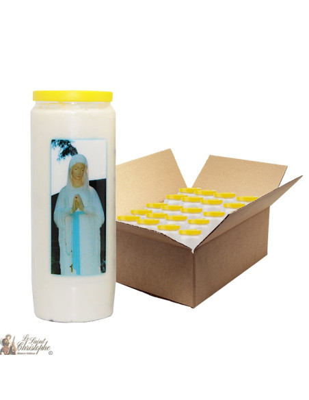 Kerzen der jungfräulichen Novene der Armen von Banneux N.D. - 20 Stück