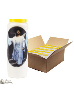 Opgestane Jesus Novena kaarsen - 20 stuks