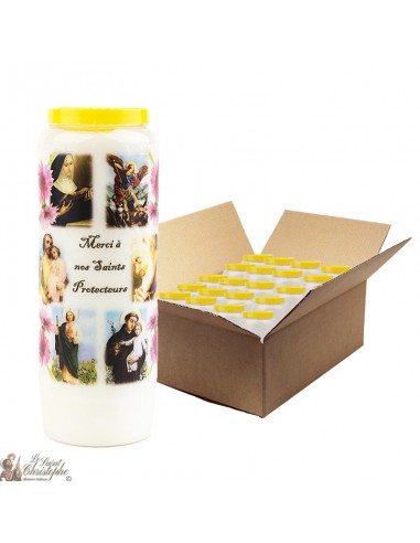 Novena candles thanks to our Holy Protectors - 20 pieces
