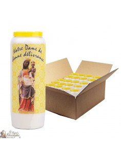 Virgin Mary Novena candles of good delivery - 20 pieces
