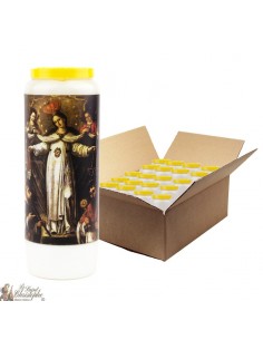 Bougies de Neuvaine Notre Dame de la merci - 20 pièces