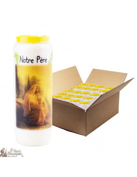 Novena candles Our father prayer - 20 pieces