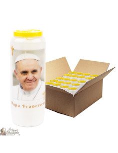 Pope Francis Novena candles - 20 pieces