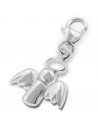 Pendentif ange strass charme - argent 925