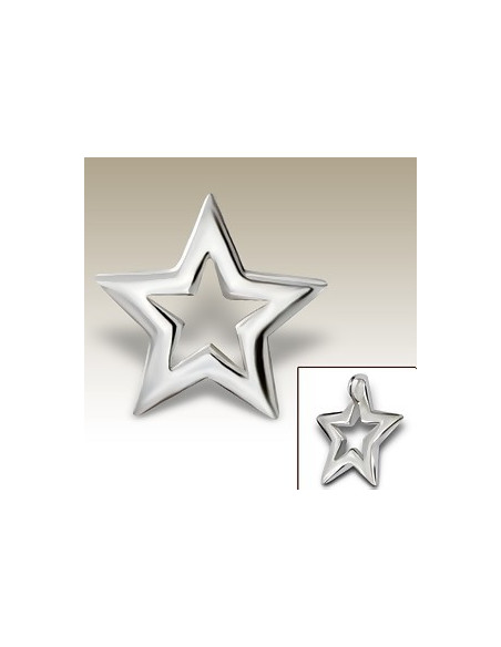 Sternanhänger - 925 Silber