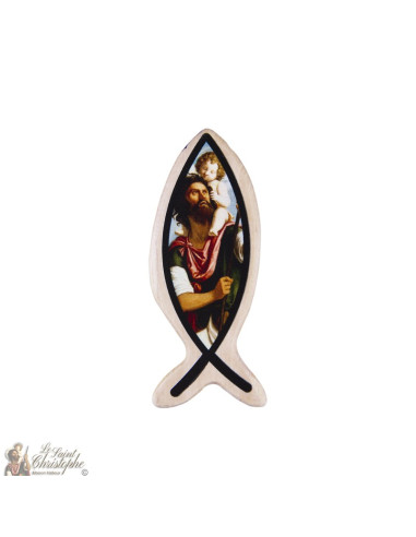 Virgin Fish of the Poor of Banneux N.D. Wood with cordon