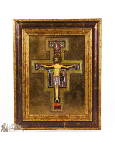 Symbolrahmen Kreuz St. Franziskus 21 x 27cm