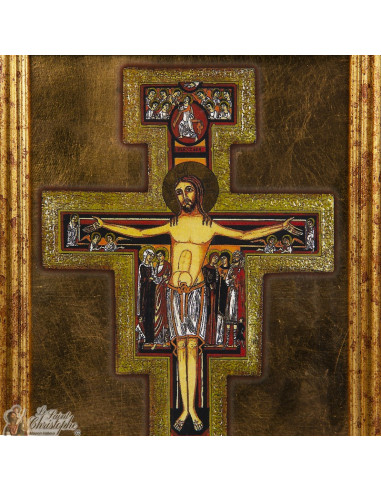 Symbolrahmen Kreuz St. Franziskus 21 x 27cm