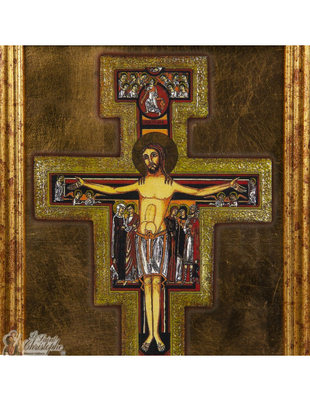 Icon frame kruis St. Franciscus 21 x 27cm