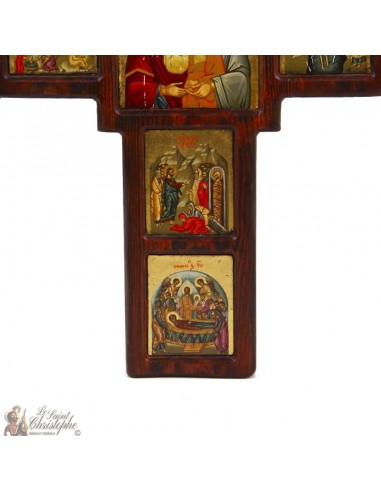 Croce antica icona 34 x 24 cm