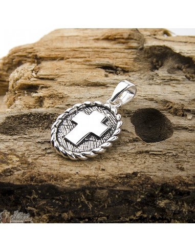 Cross pendant - Genuine silver 925
