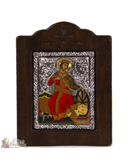 Holy Icon 13 x 17 cm - 950 silver and 24k gold plated