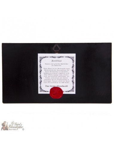 Icon "The last scene" 27 x 15 cm - silver 999