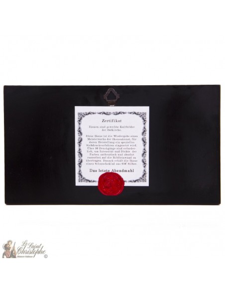 Icon "The last scene" 27 x 15 cm - silver 999