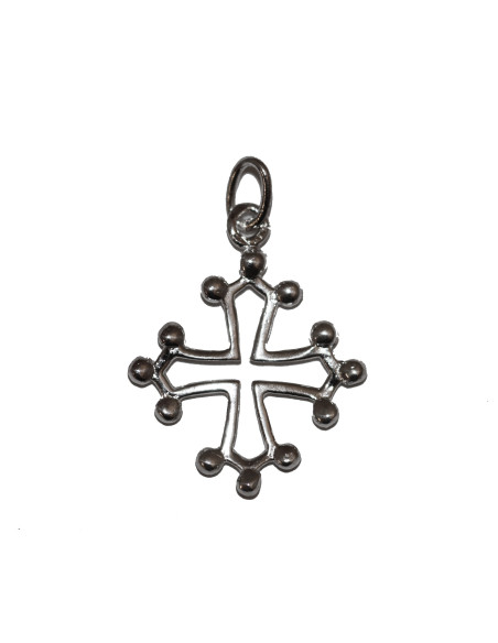 Ciondolo Croce di Gerusalemme - Argento 925 genuino