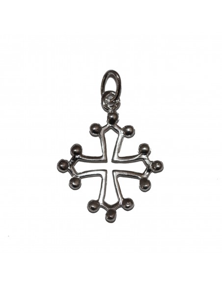 Pendant Jerusalem cross - genuine Silver 925