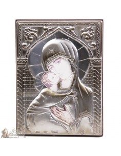 Icone Vierge argent