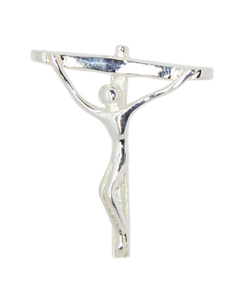 Colgante de cruz - plata genuina 925