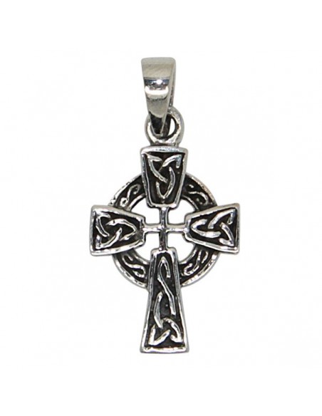 Pendentif croix Celtique - véritable Argent 925