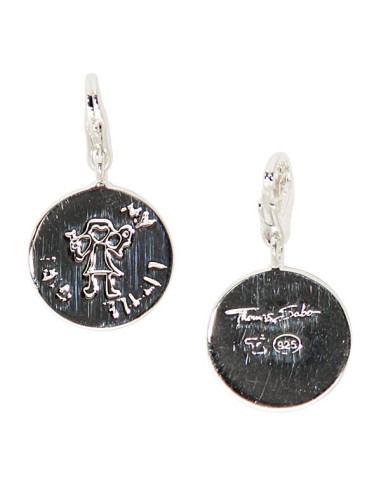 Pendant charms my little girl - real silver 925