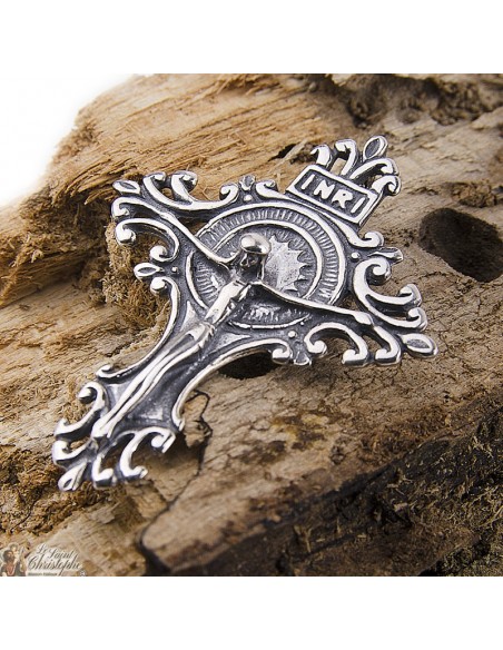 Ciondolo croce - argento 925 genuino