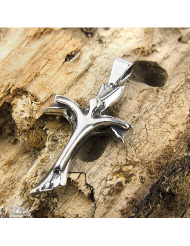 Pendentif croix - véritable Argent 925
