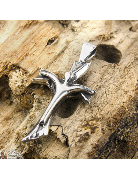 Ciondolo croce - argento 925 genuino