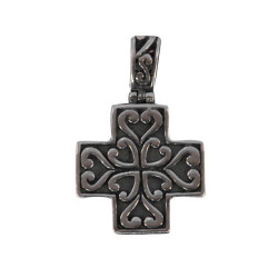Cross pendant - genuine 925 silver